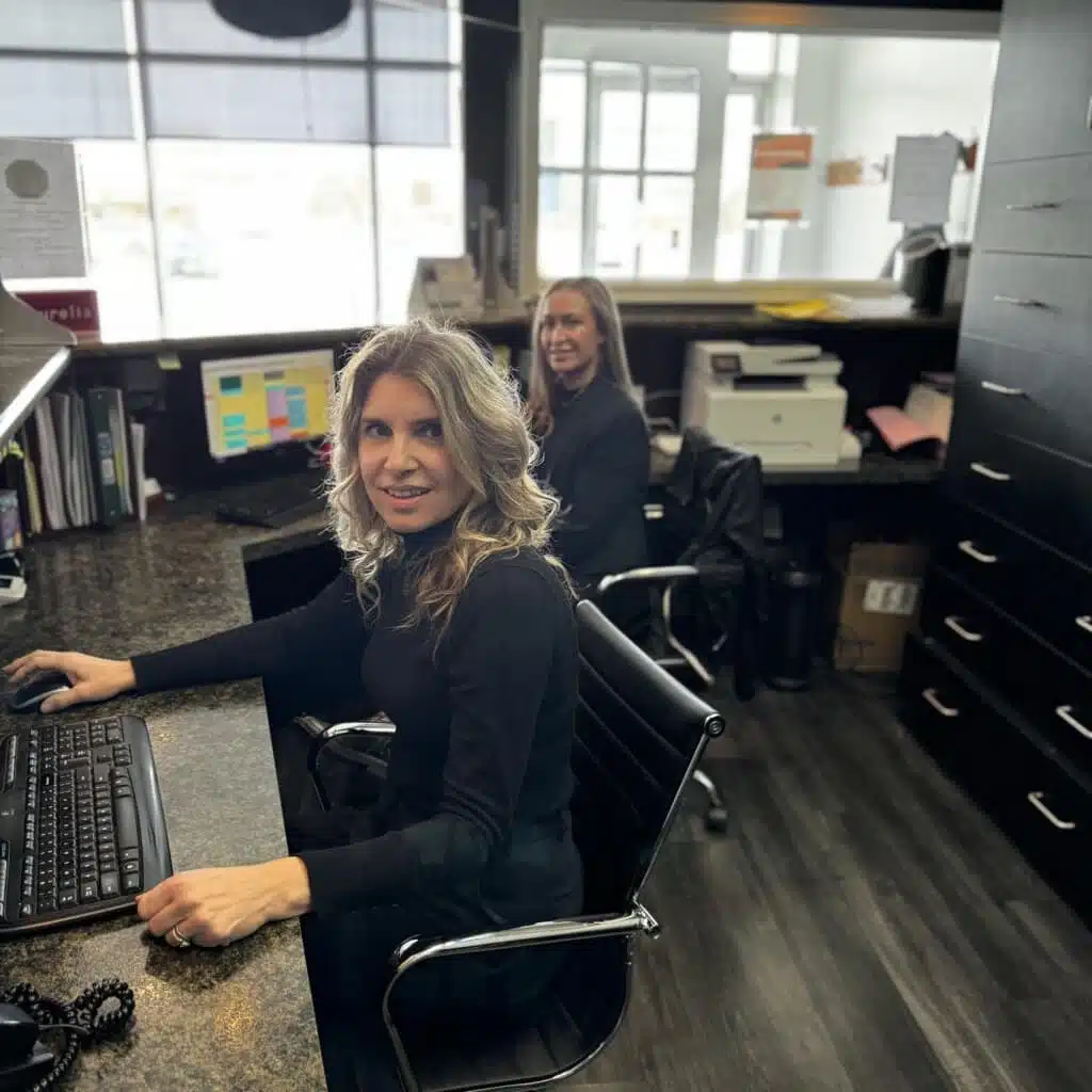 Receptionist at Houston Dental front desk